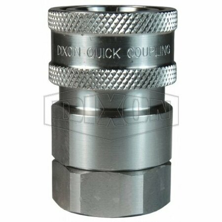 DIXON Snap-Tite by H/IH Interchange Valve Coupling, 1-11-1/2 Nominal, FNPT, 316 SSss Steel 8VF8-SS